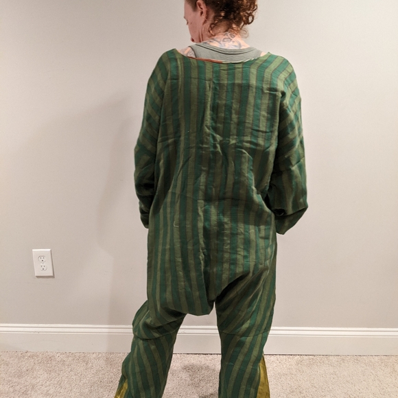 So boho🌼🌼 Kantha reversible romper with pockets. - Picture 11 of 12